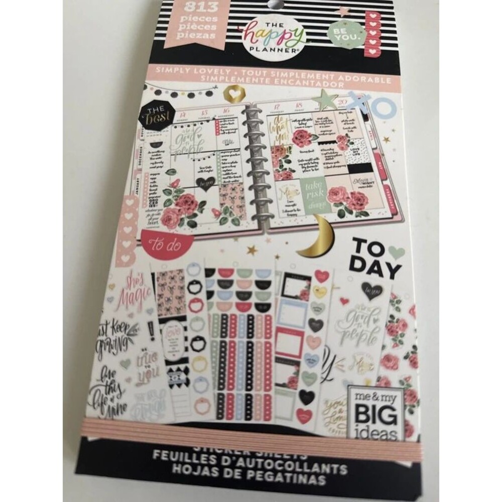 The Happy Planner Simply Lovely Sticker Book